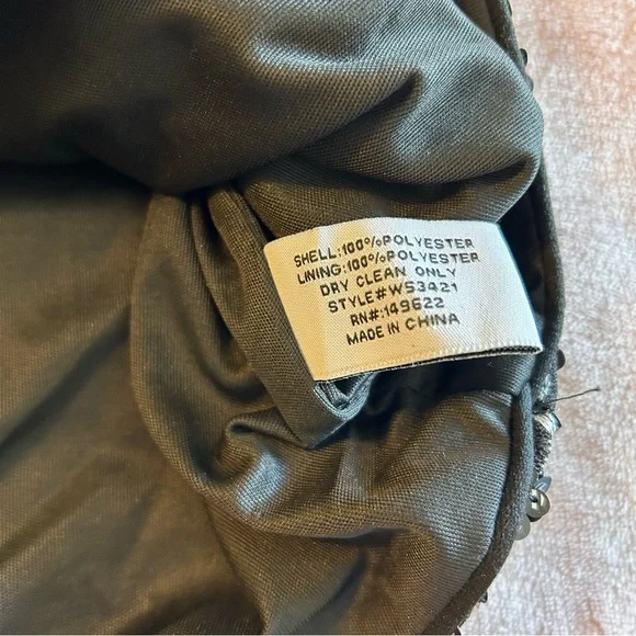 Walter Baker Jaylene Gatsby Sequin top sleeveless black and silver size L - Picture 7 of 9